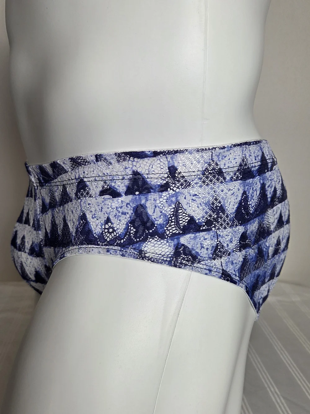 Cosabella Navy & White Printed Swim Brief